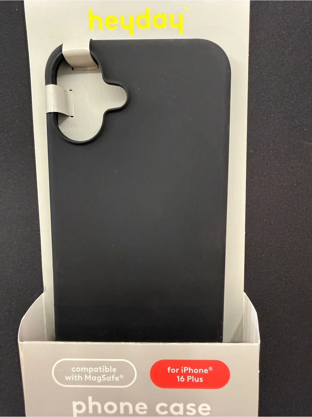 Apple iPhone 16 Plus  Silicone Case for MagSafe - heyday - Black - Soft Touch